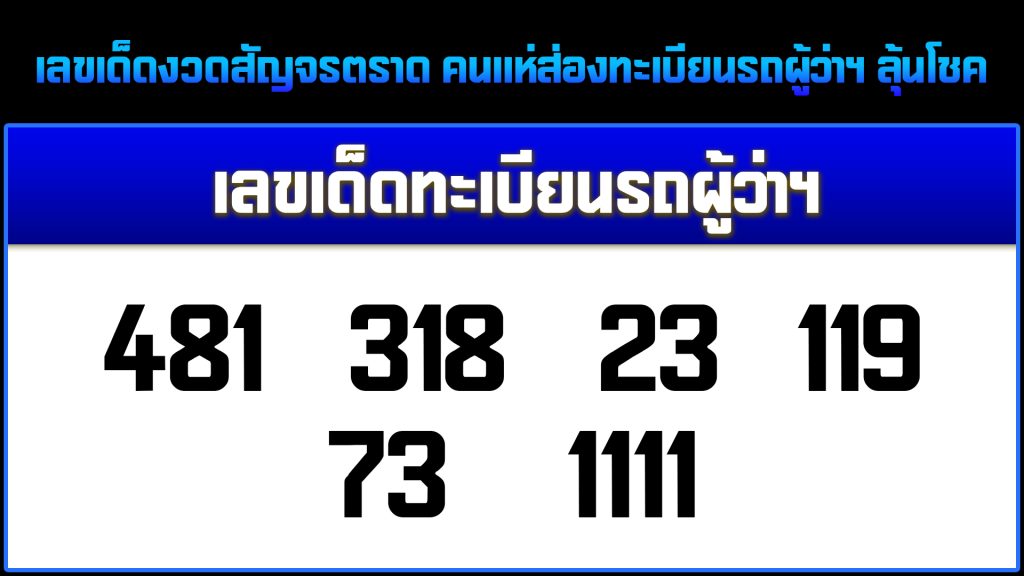 เลขเด็ดวันนี้