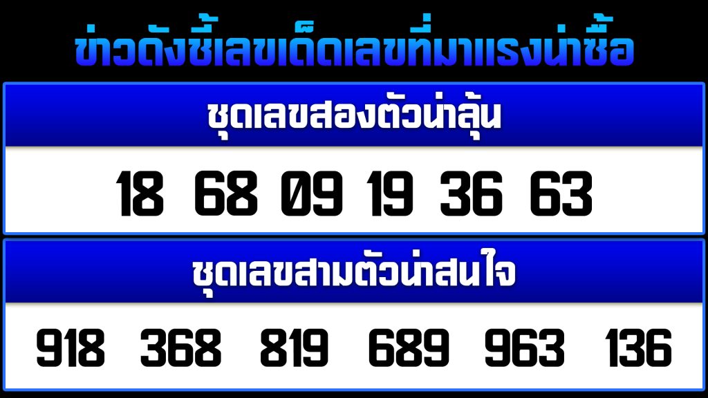 เลขเด็ดออนไลน์