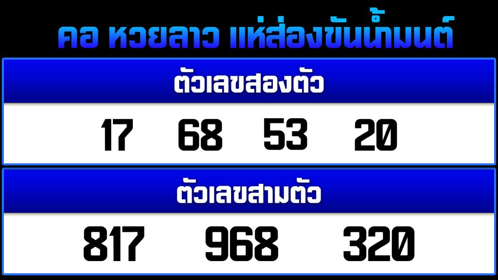 เลขเด็ดวันนี้